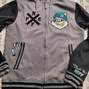 2431 Neff‎ School of Bandits Men's Full Zip Jacket Size Small